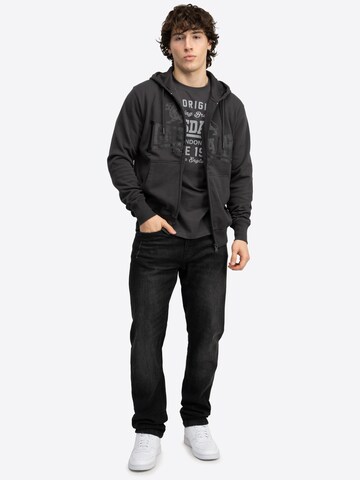 LONSDALE Sweat jacket 'Krafty' in Grey