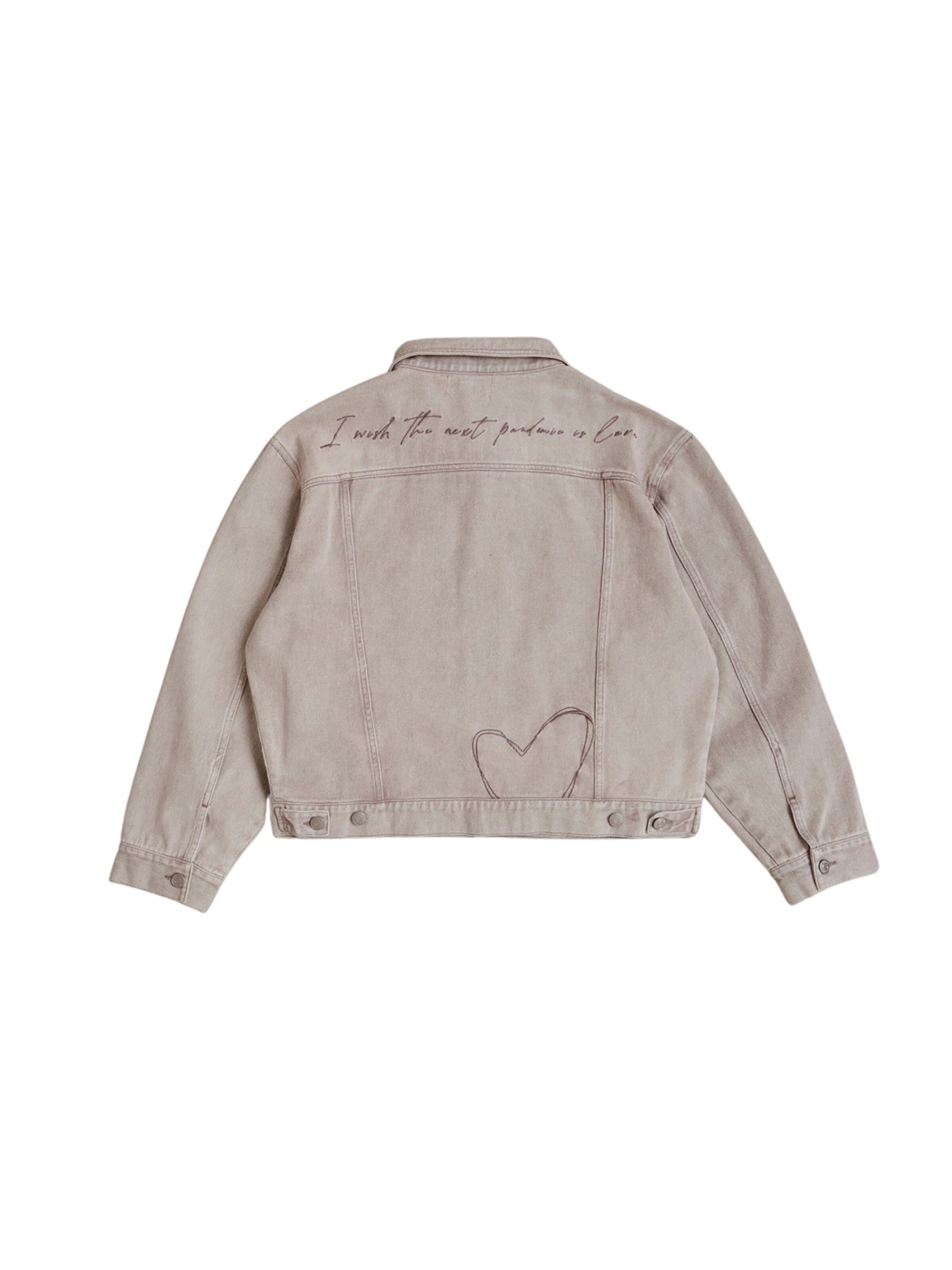 Veste mi-saison 'Jeans jacket/ LMTD edition' THE ODDS en beige