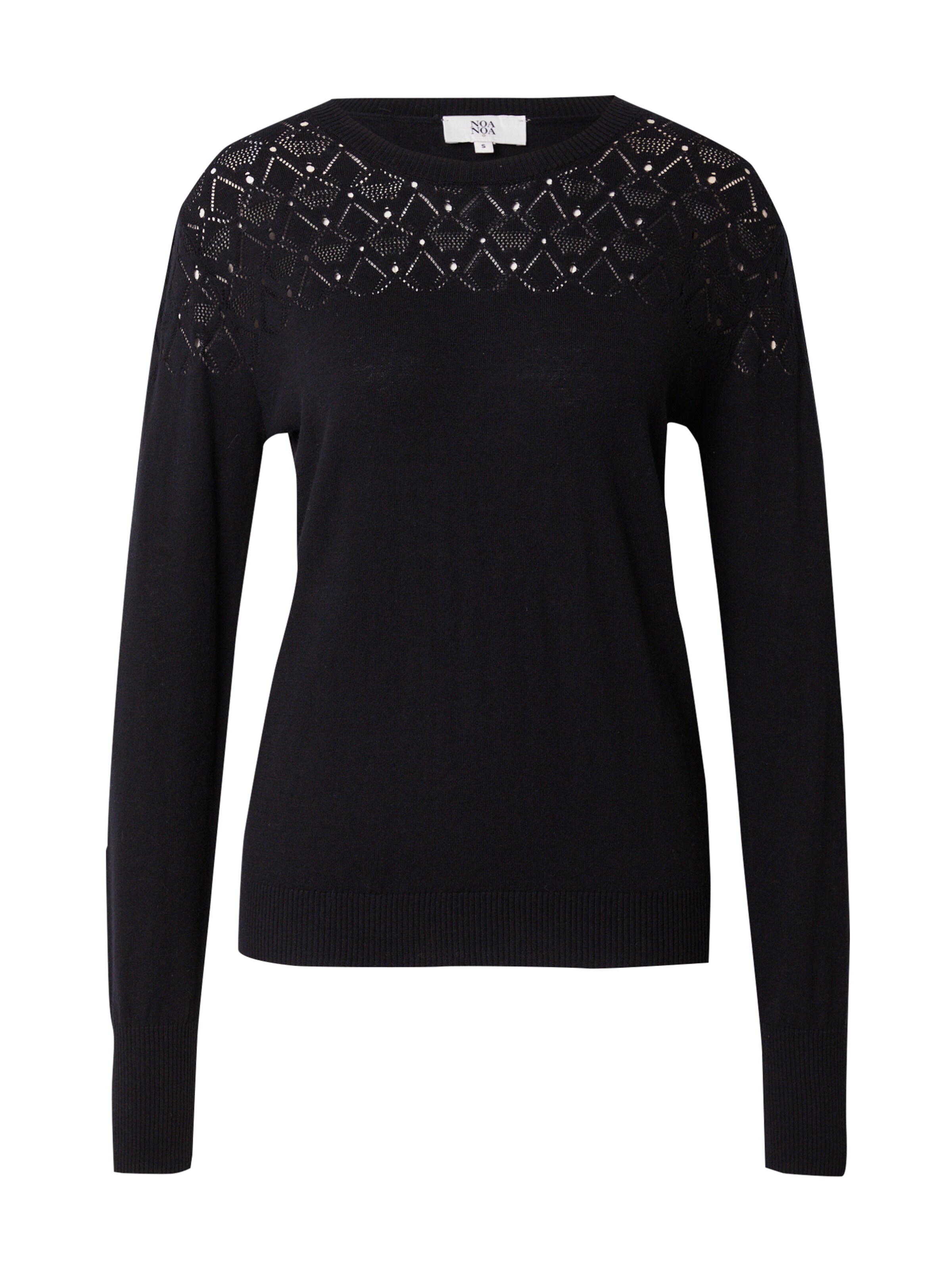 Noa Noa Pullover 'Clara' in Schwarz: Vorderseite