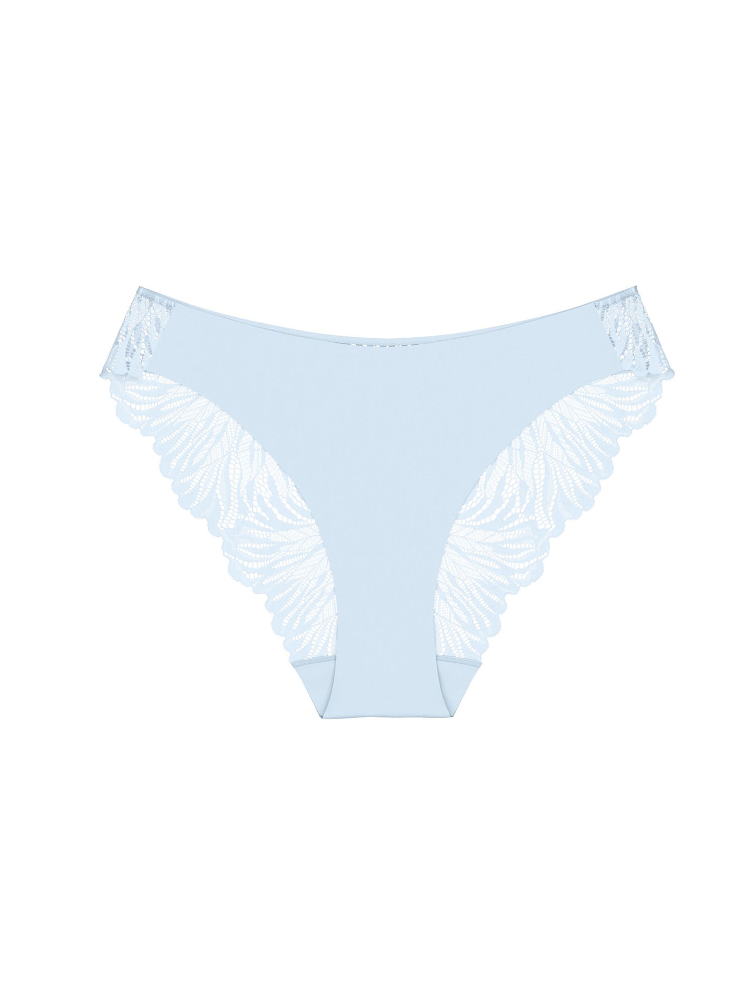 TRIUMPH Tai-Slip ' Red Label Pretty Micro ' in Blau: Vorderseite