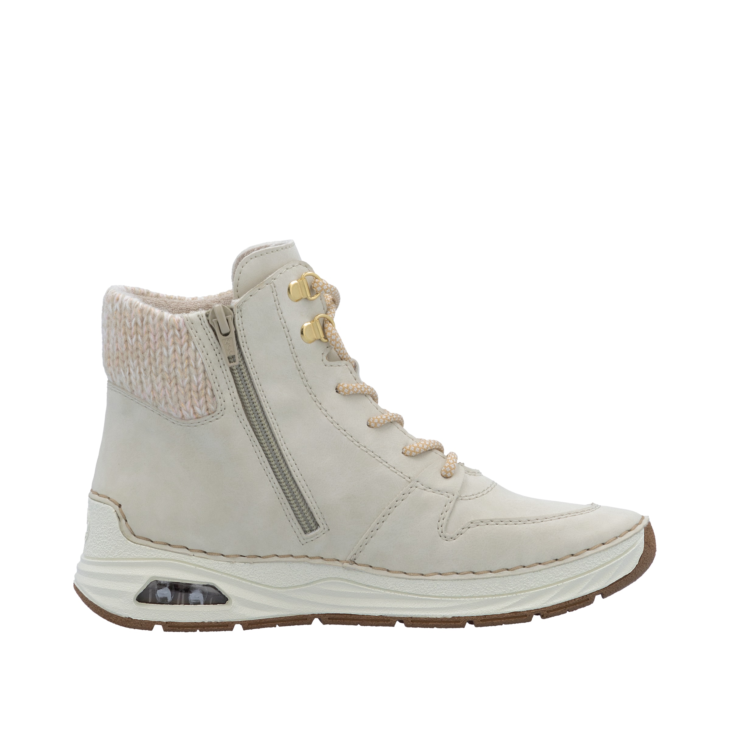 Bottes à lacets Rieker en beige
