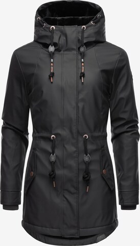 Veste fonctionnelle 'Monadis Rainy' Ragwear en noir : devant