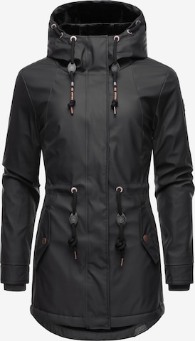 Veste fonctionnelle 'Monadis Rainy' Ragwear en noir : devant