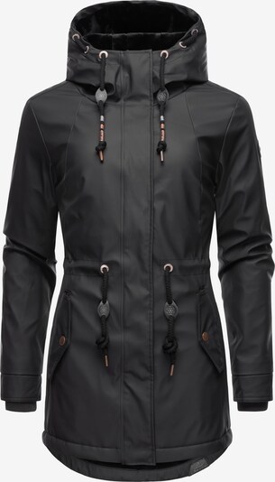 Ragwear Weatherproof jacket 'Monadis Rainy' in Brown / Black / White, Item view