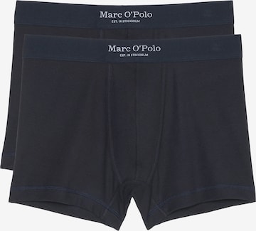 Marc O'Polo Boxer shorts ' Iconic Rib ' in Blue: front