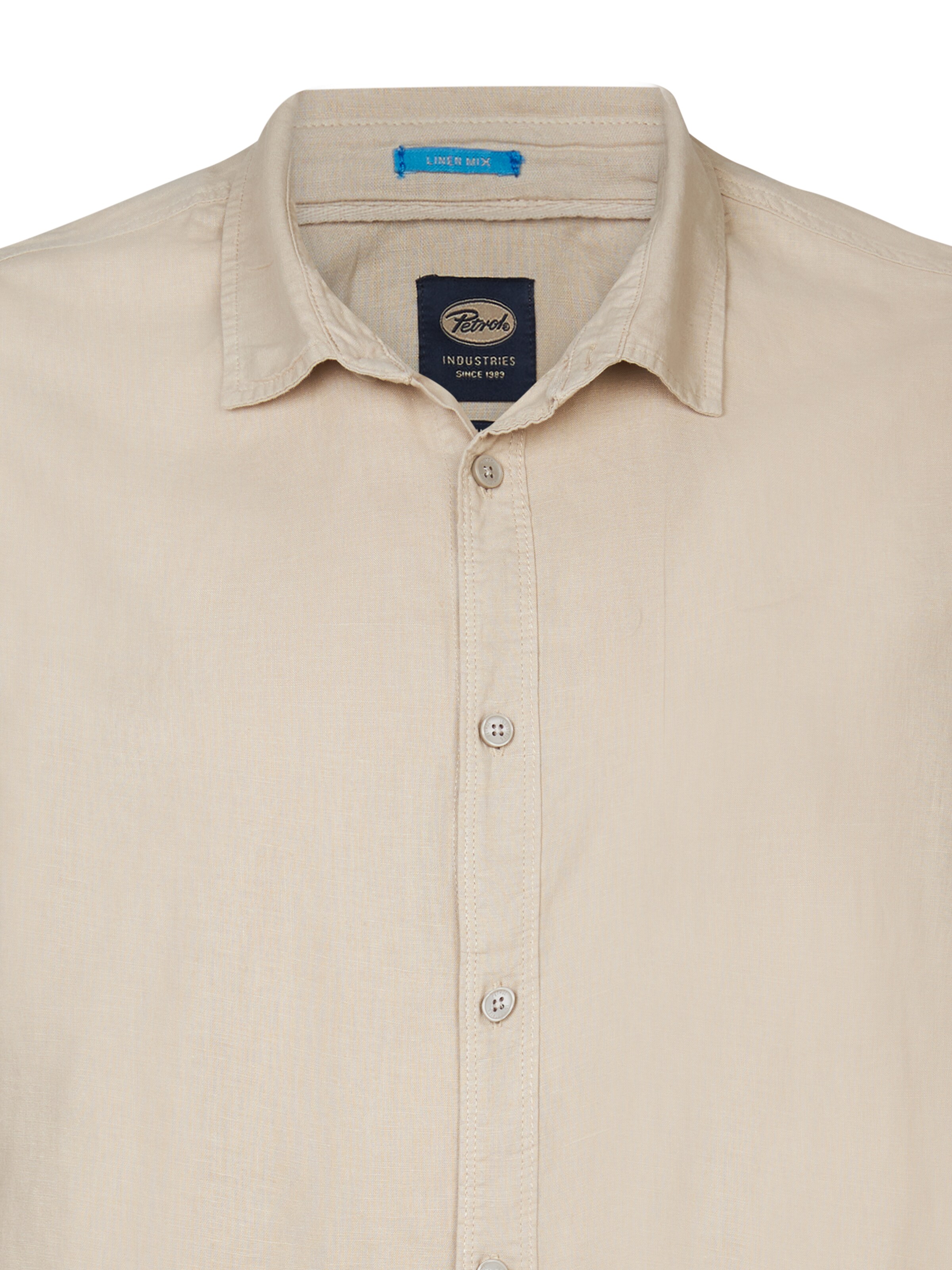 Petrol Industries Regular fit Πουκάμισο 'Mahiway' σε μπεζ