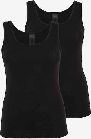 Ulla Popken Undershirt in Black: front