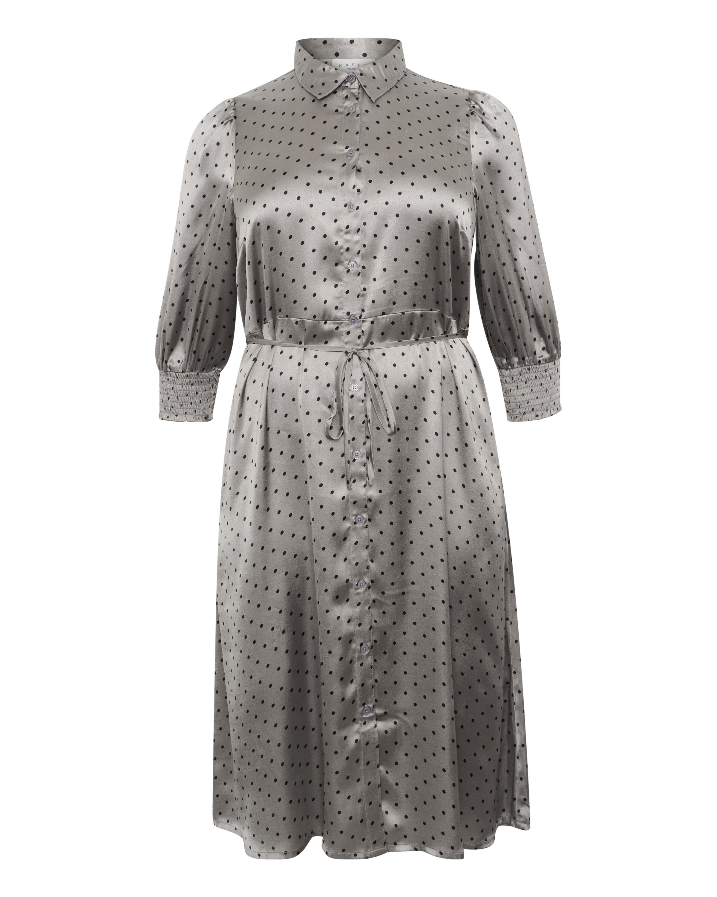 KAFFE CURVE Shirt dress 'Emine' in Grey: front