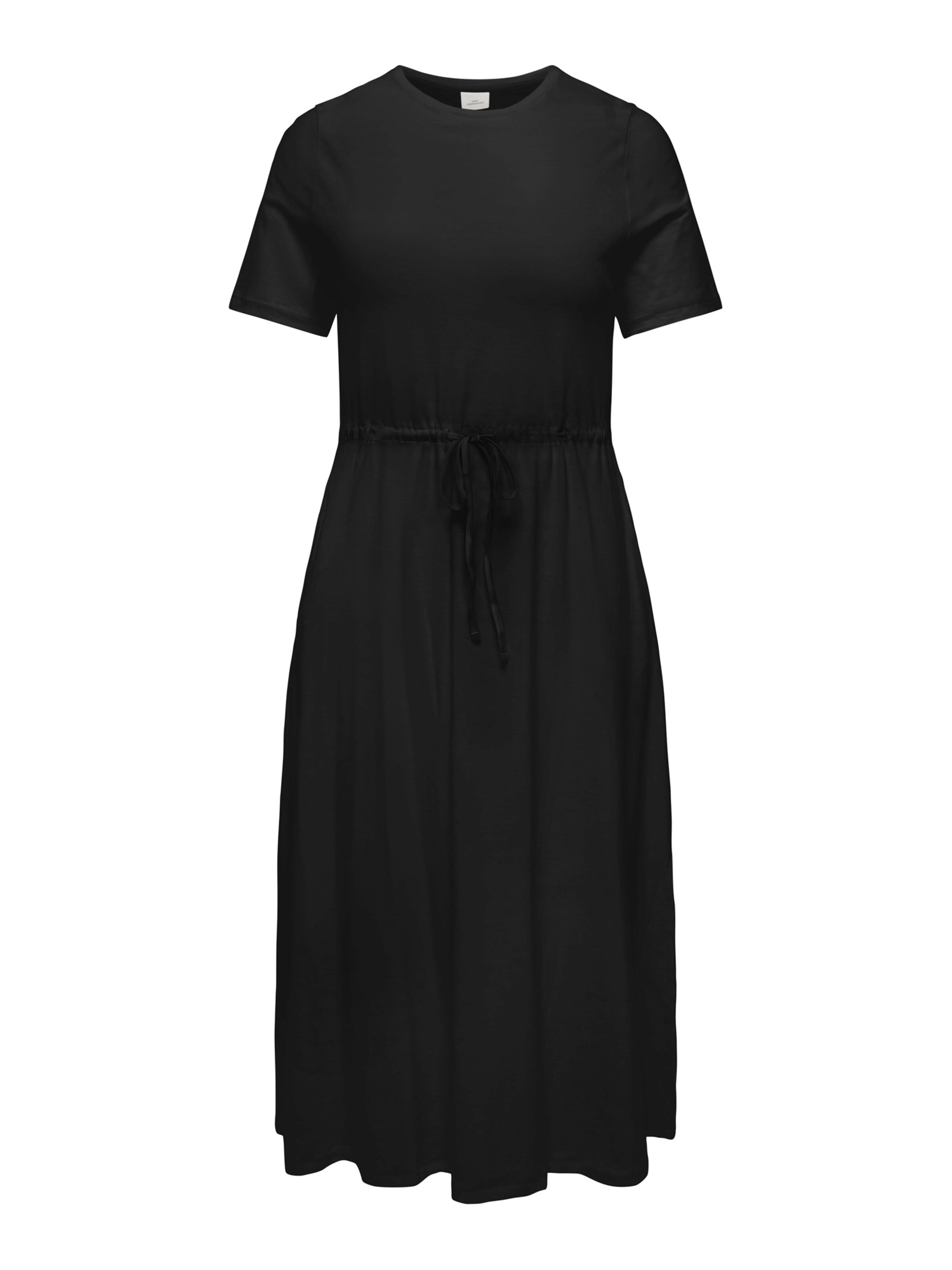 ONLY Carmakoma Kleid 'CARBLOOM' in Schwarz: Vorderseite