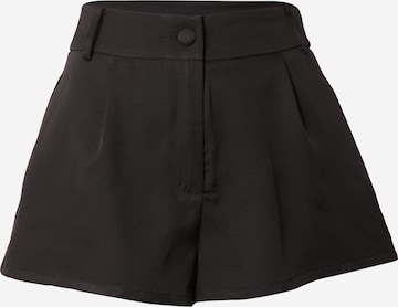 In The Style Loosefit Kalhoty se sklady v pase 'DANI DYER' – černá: přední strana