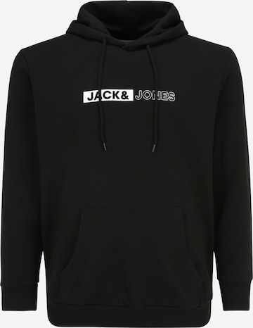 Sweat-shirt 'Neo' Jack & Jones Plus en noir : devant