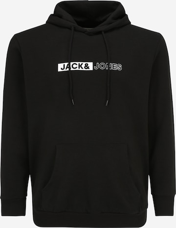 Jack & Jones Plus Суичър 'Neo' в чер�но: отпред