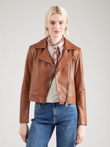 Maze - Casaco meia-estação em castanho: frente