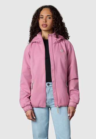Ragwear Functionele jas 'Dizzie Tech' in Roze: voorkant