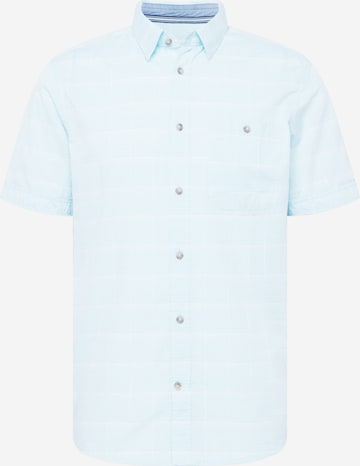 TOM TAILOR Regular fit Button Up Shirt in Blue: front