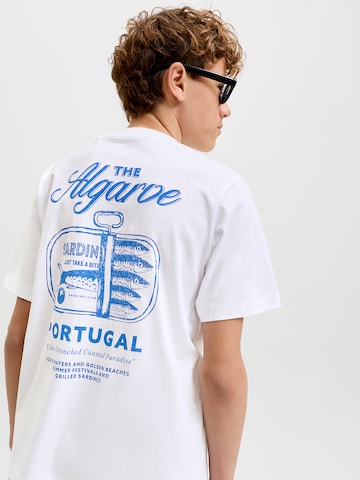Jack & Jones Junior T-shirt 'JORVacation' i vit