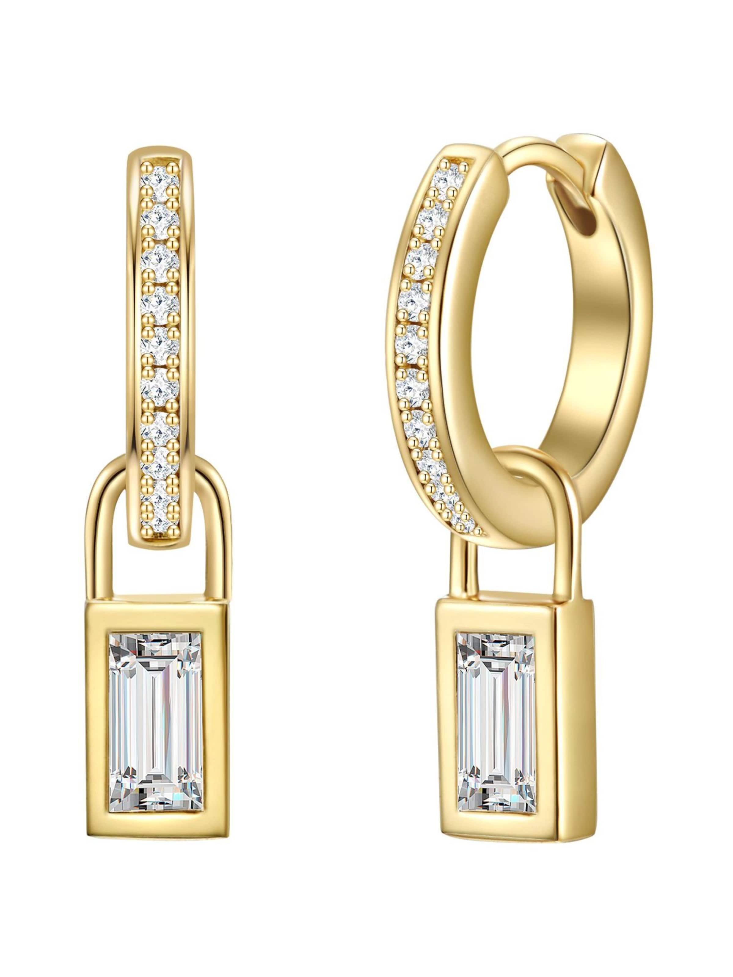 Glanzstücke München Oorbellen in Goud: voorkant