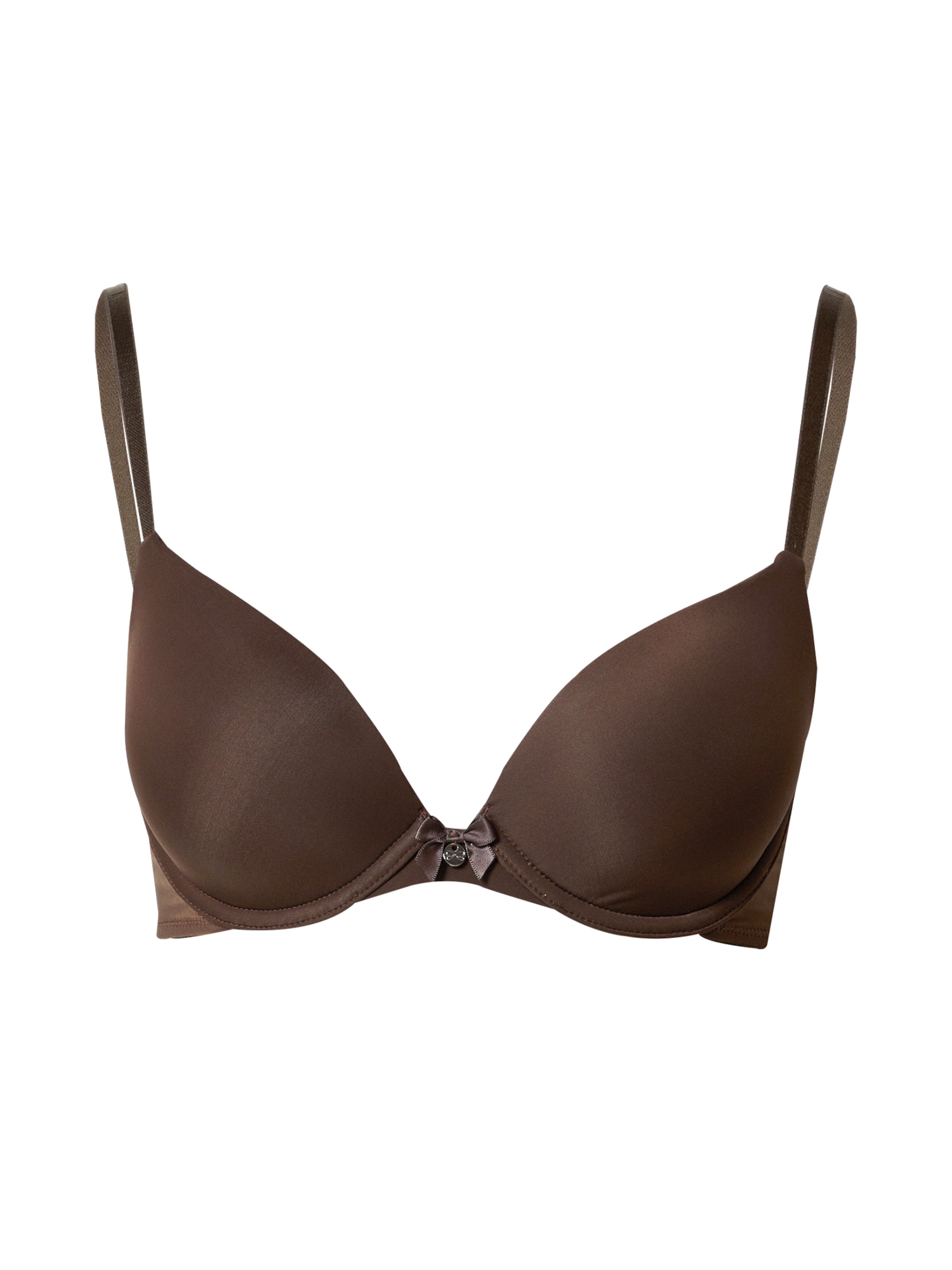 Hunkemöller - Push-up Sujetador en marrón: frente