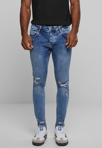 2Y Premium Skinny Jeans in Blauw