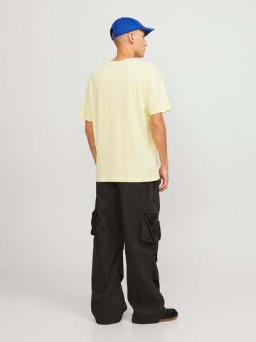 dzeltens JACK & JONES Slim fit T-Krekls