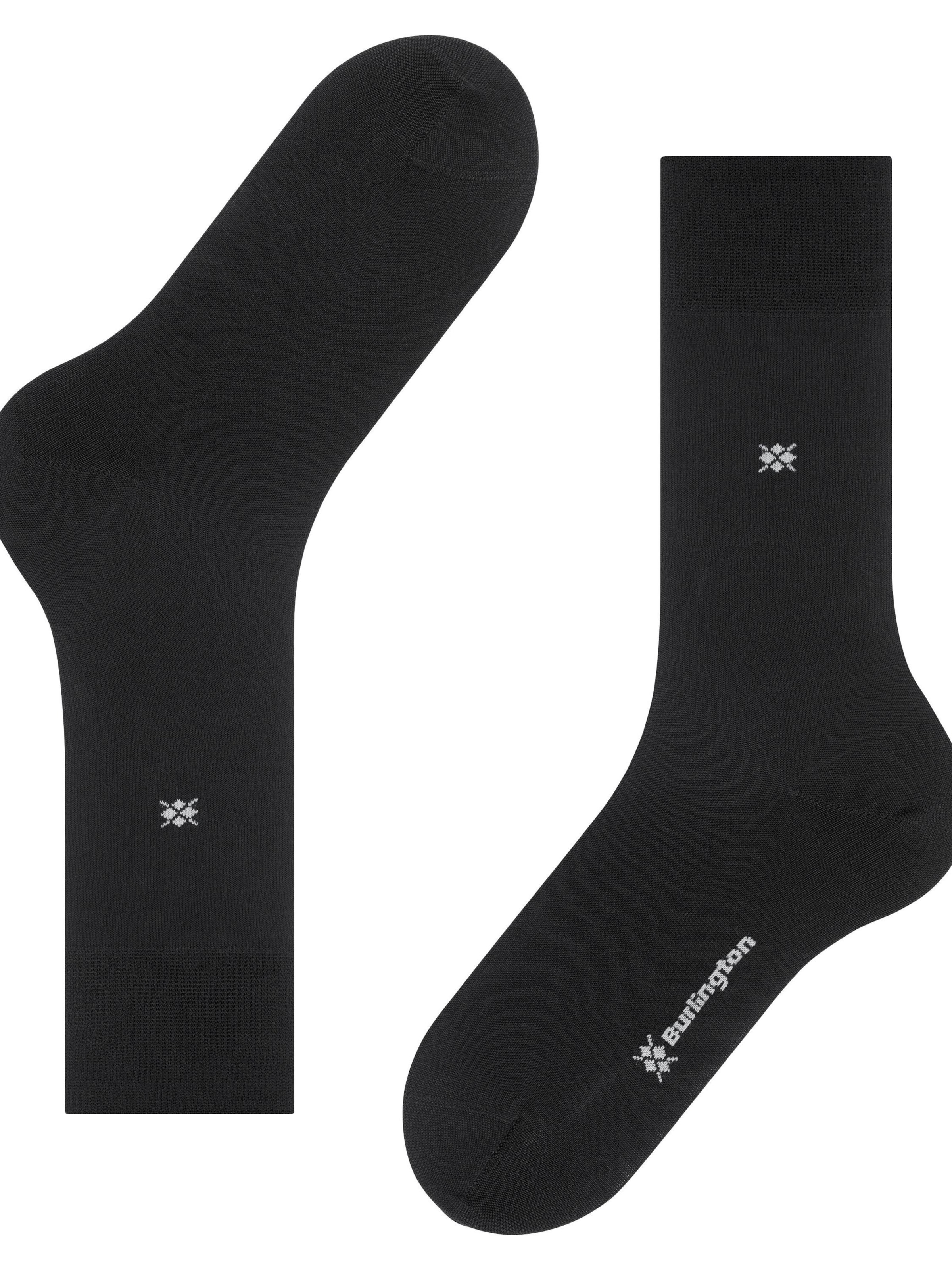 BURLINGTON Socks 'Dublin' in Black