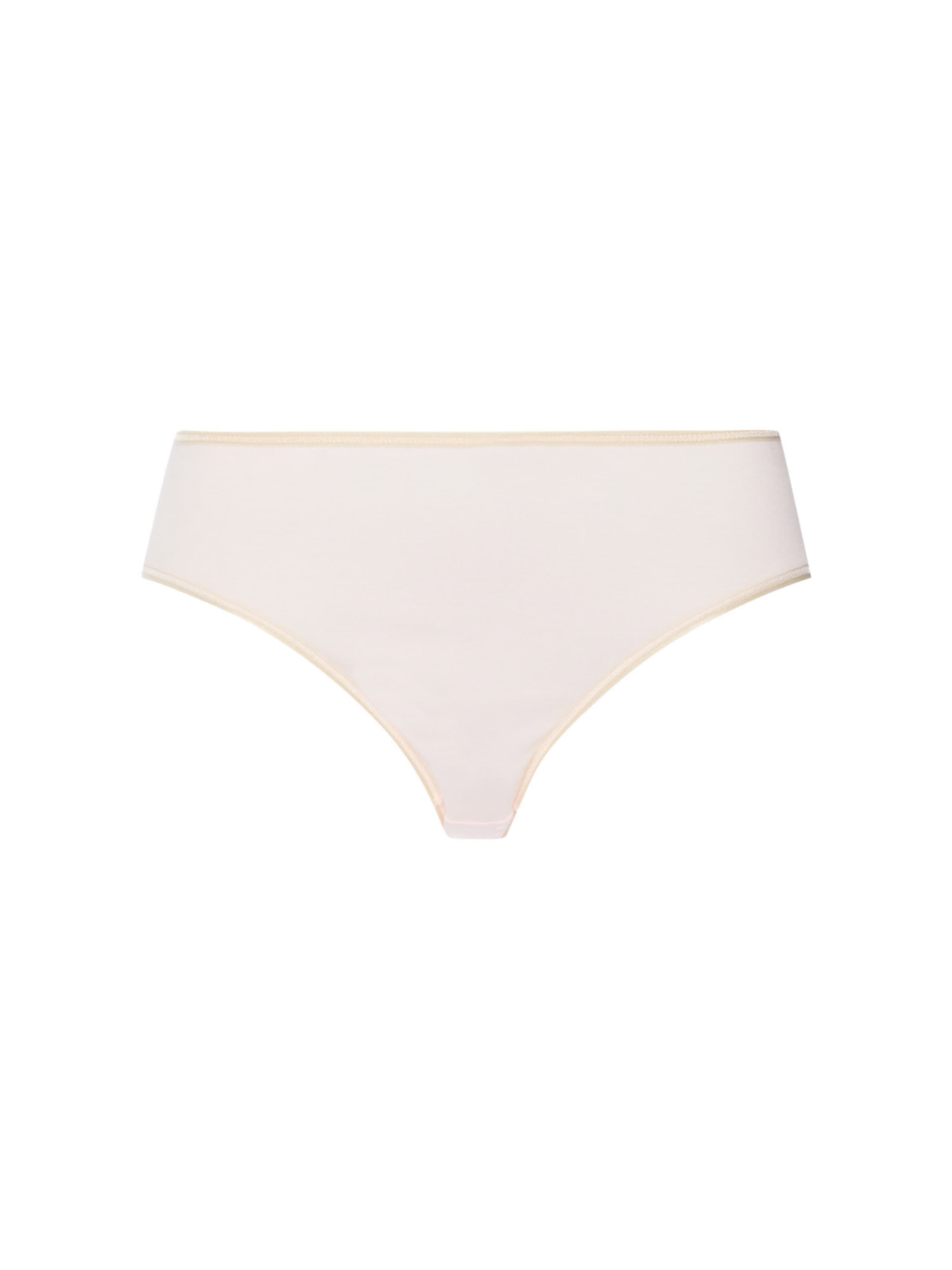 Hanro Midislip ' Cotton Seamless ' in Beige: Vorderseite