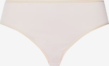 Hanro Midislip ' Cotton Seamless ' in Beige: Vorderseite