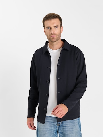 Veste mi-saison 'BORTA' Le Temps Des Cerises en bleu : devant