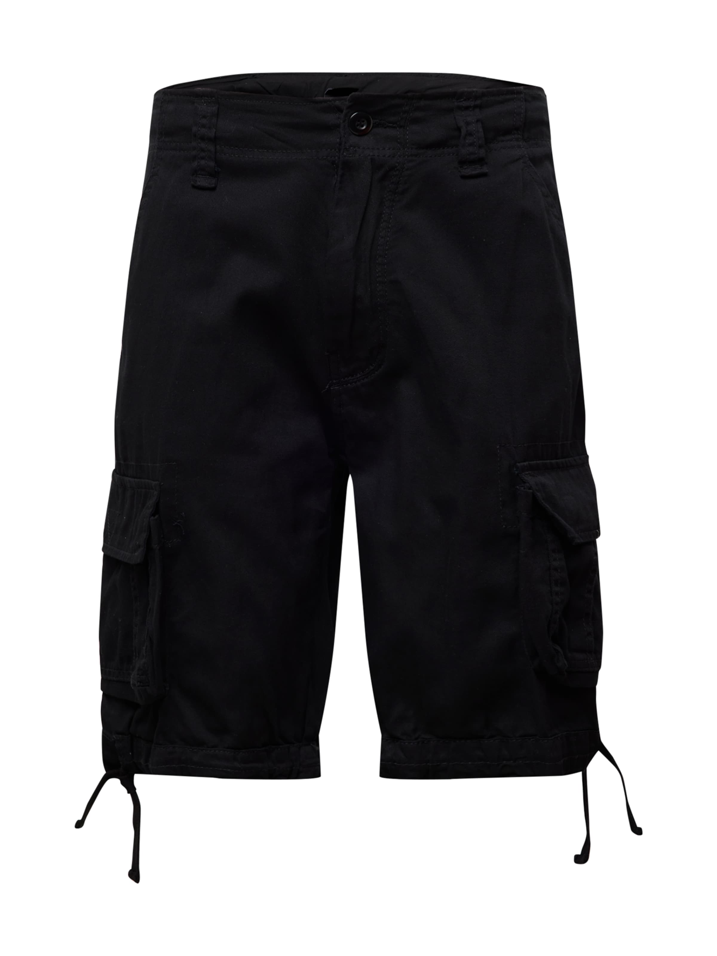 Brandit Regular Shorts in Schwarz: Vorderseite