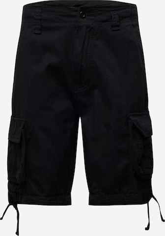 Regular Pantalon cargo Brandit en noir : devant