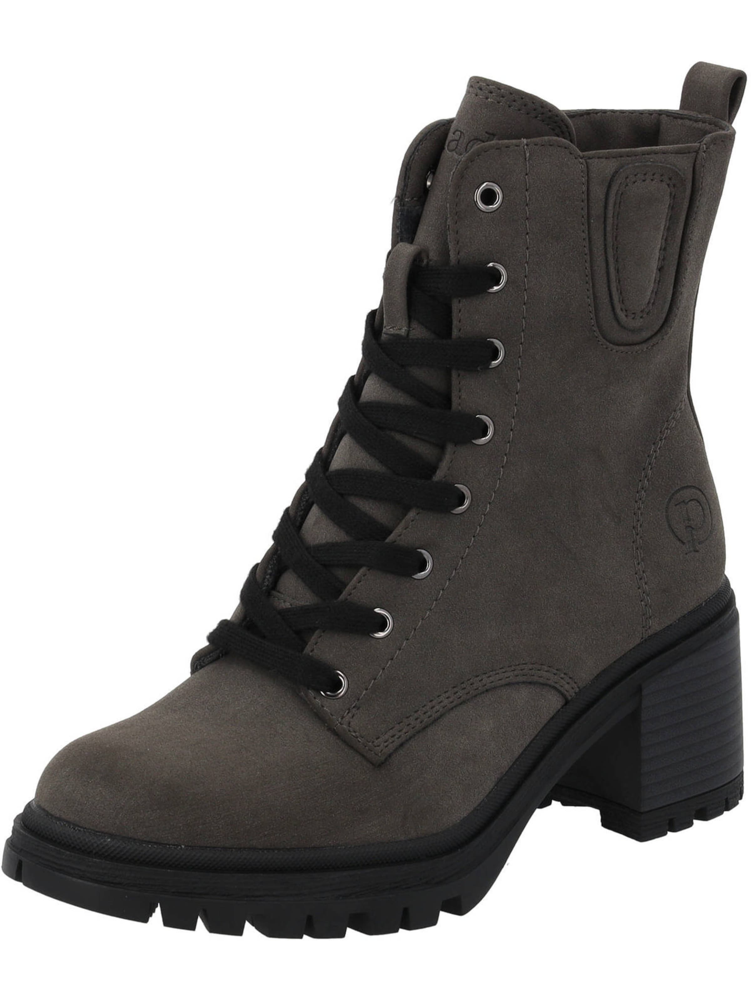 Palado Schnürstiefelette 'Kaence' in Grau: Vorderseite