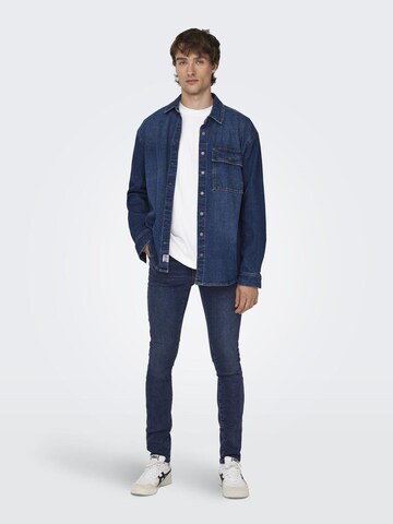 Skinny Jean 'ONSWarp' Only & Sons en bleu