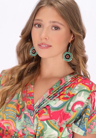 IZIA Blouse 'Festival' in Groen