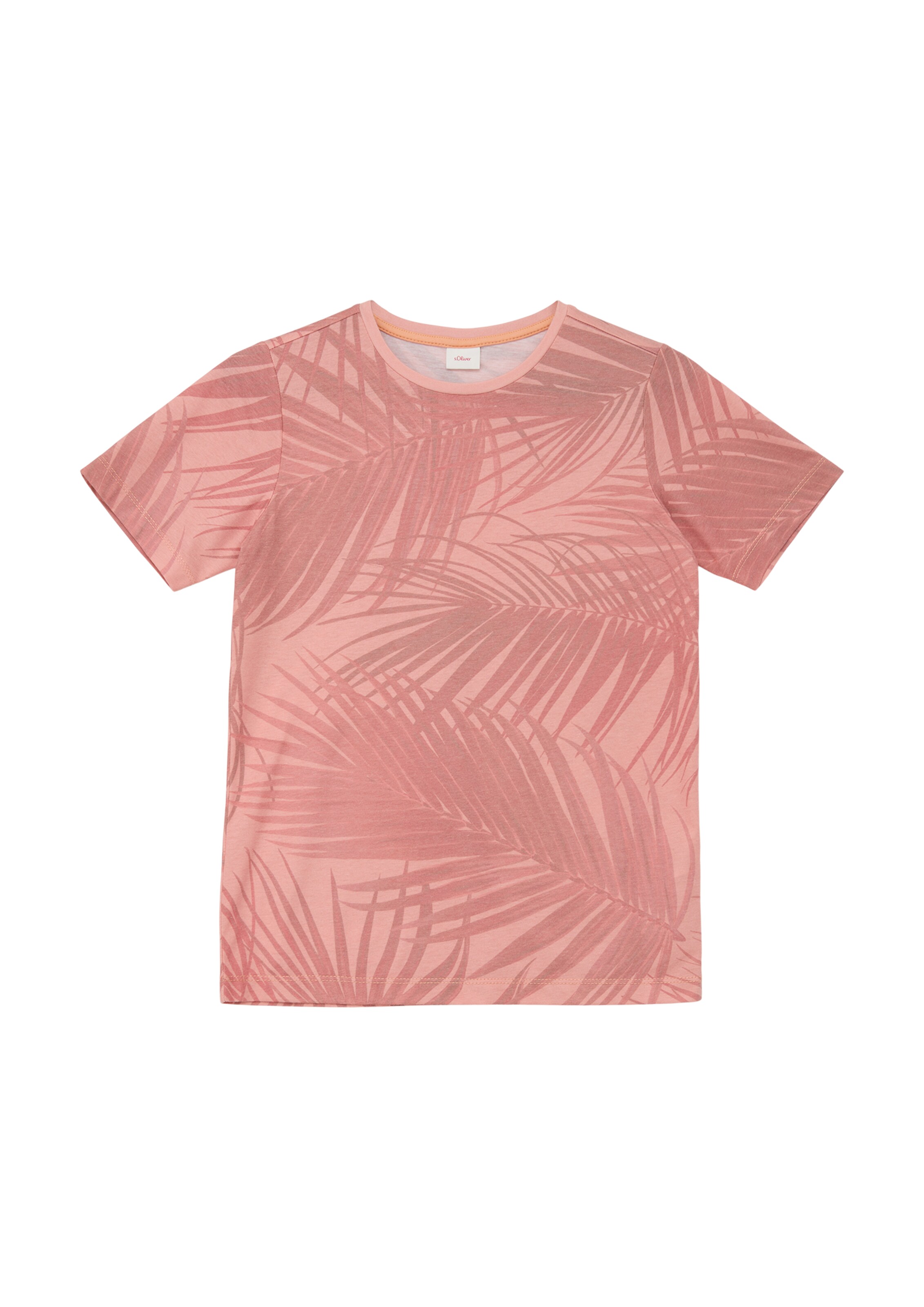 s.Oliver Shirt in Oranje: voorkant