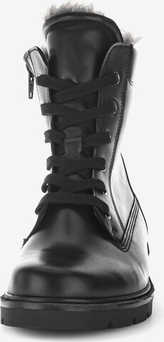 GABOR Lace-Up Ankle Boots in Black