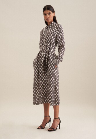 SEIDENSTICKER Shirt Dress 'Schwarze Rose' in Beige