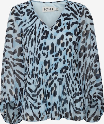 ICHI Bluse in Blau: Vorderseite