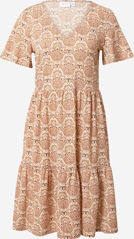 Robe d’été 'NATALIE' VILA en beige : devant