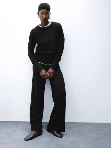 Wide Leg Pantalon Marks & Spencer en noir