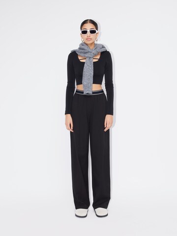 LeGer by Lena Gercke Wide leg Pants 'Elise Tall' in Black