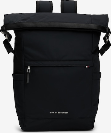 TOMMY HILFIGER Backpack in Black: front