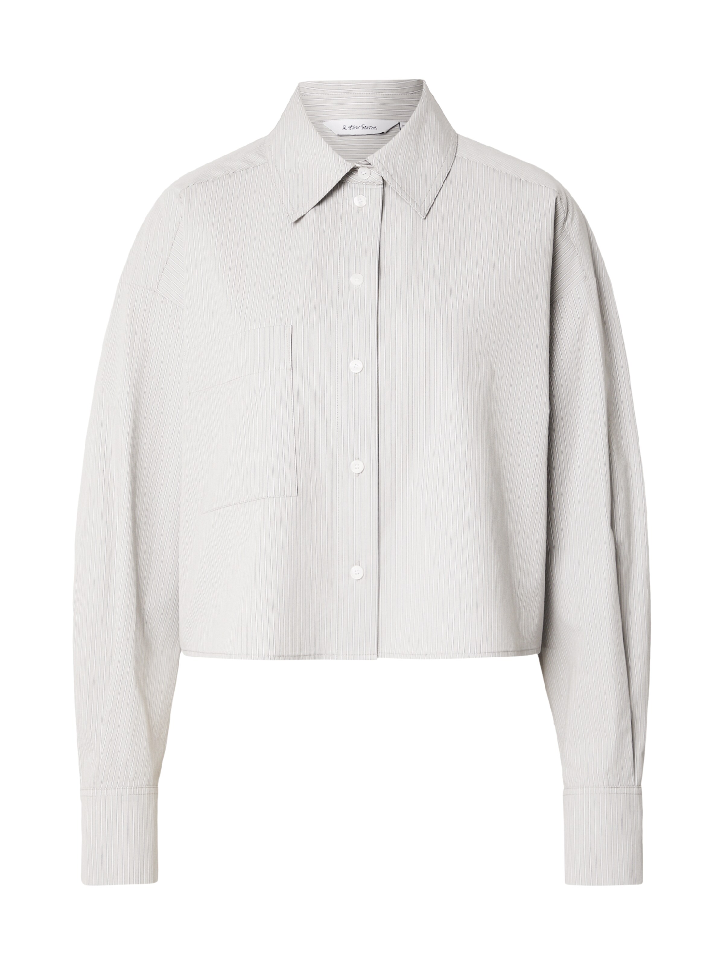 & Other Stories Pluus pastellsinine / valkjas, Tootevaade