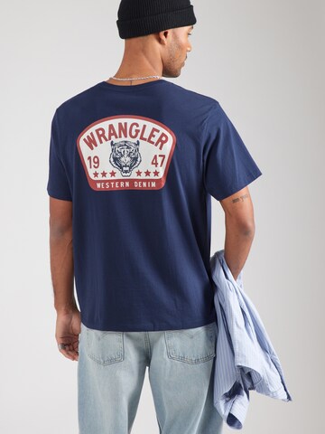 WRANGLER Футболка в Синий: спереди