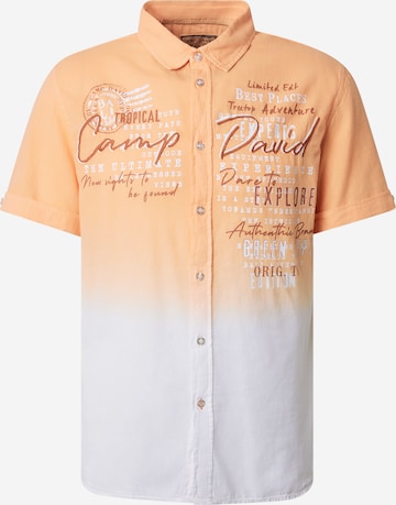 CAMP DAVIDRegular Fit Košulja - narančasta boja: prednji dio