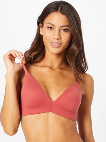 SCHIESSER Regular Bra in Red: front