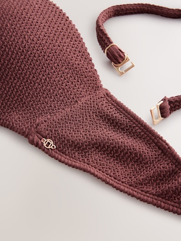 Next Õlapaelteta Bikiinitopp, värv pruun