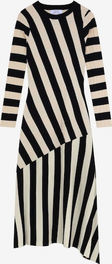 Scalpers Úpletové šaty - béžová / černá, Produkt