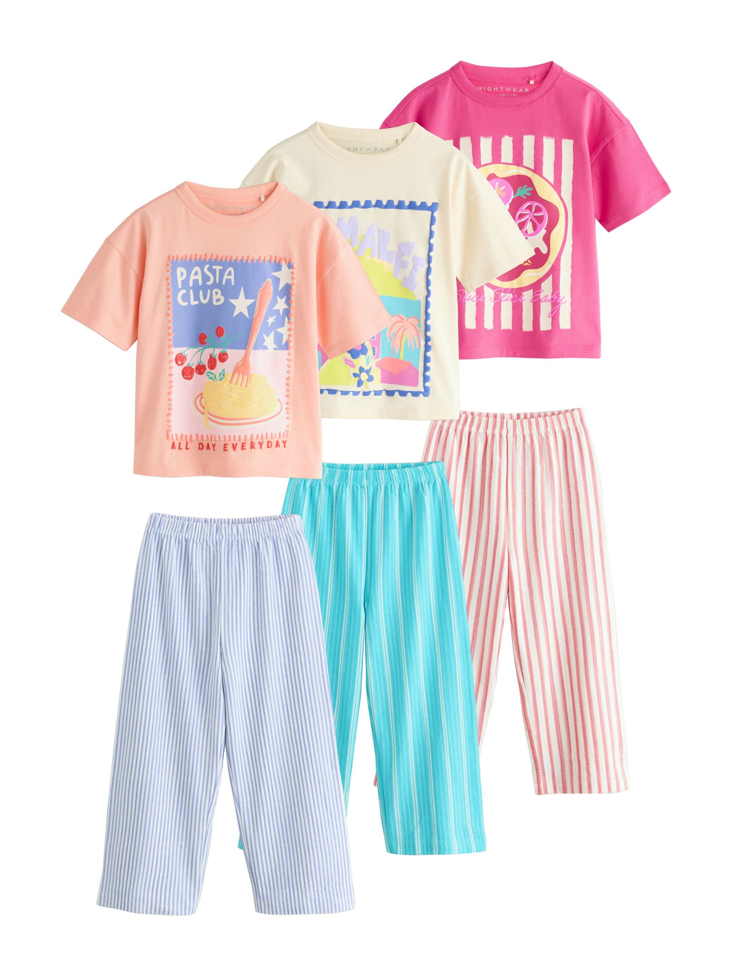 Pyjama Next en mélange de couleurs : devant