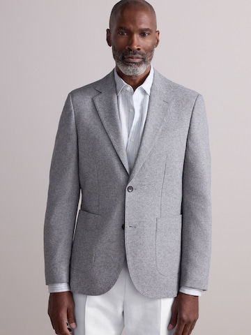 Next Slim fit Colbert in Grijs: voorkant