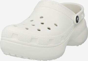 Crocs - Zuecos en blanco: frente